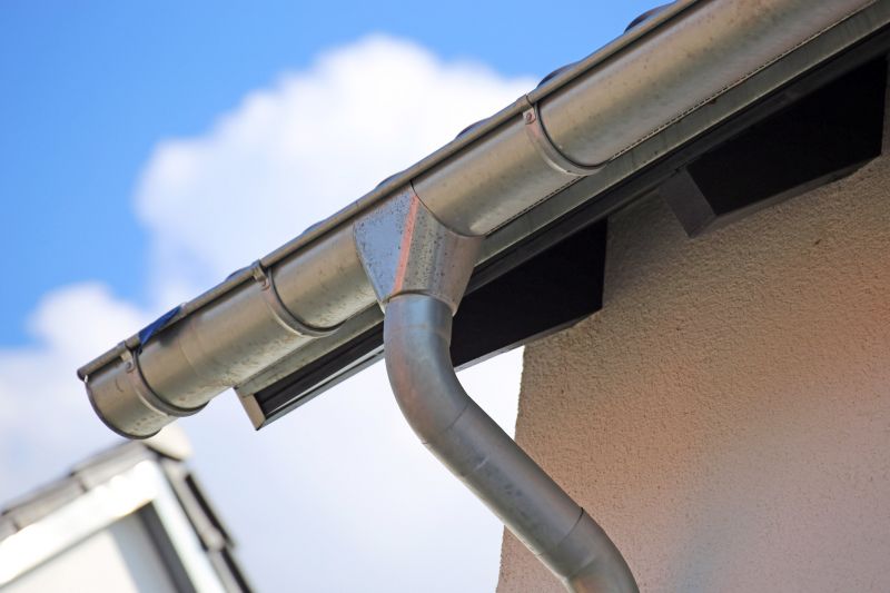 Close-up of Gutter and Downspout Connection